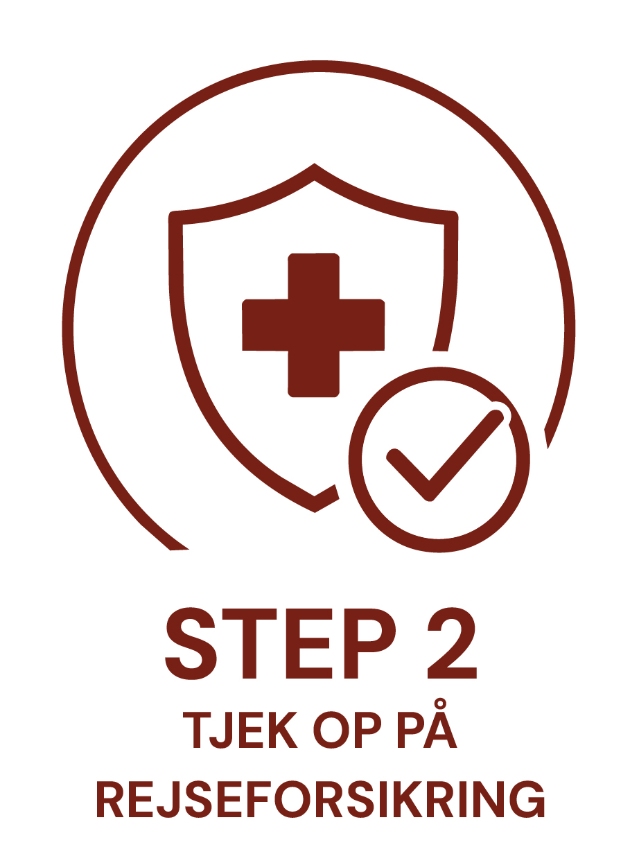 STEP 2: Tjek op på rejseforsikring